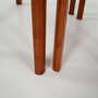 3x Vintage Side Table Teak Brown 1970s 3