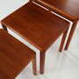 3x Vintage Side Table Teak Brown 1970s 8