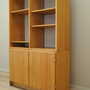 Vintage Bookshelf Ash Wood Brown 1970s 6