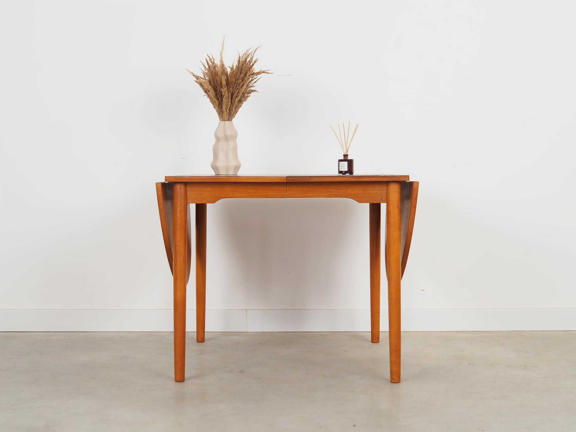 Vintage dining table Teak brown 1970s 1