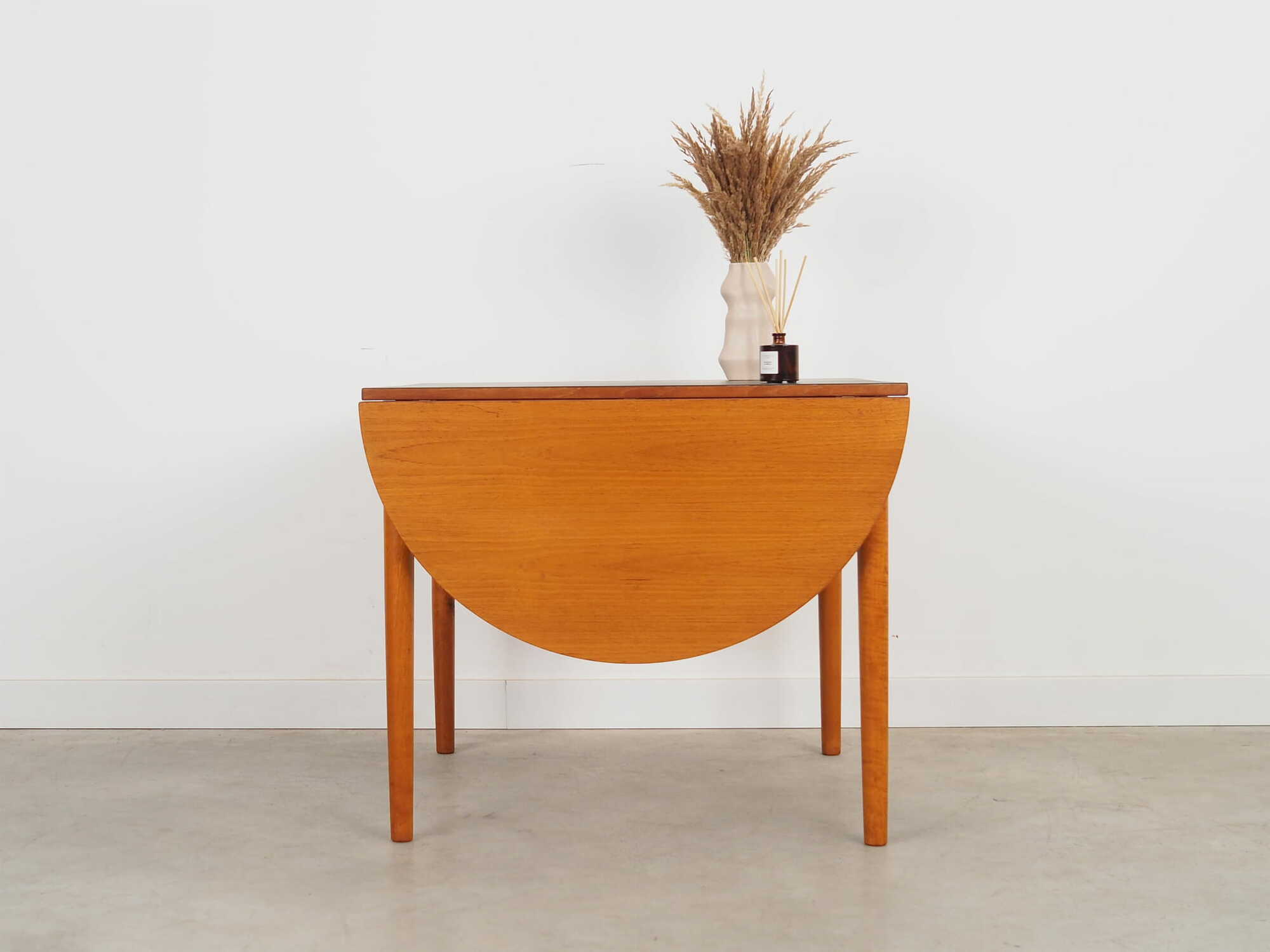 Vintage dining table Teak brown 1970s 3