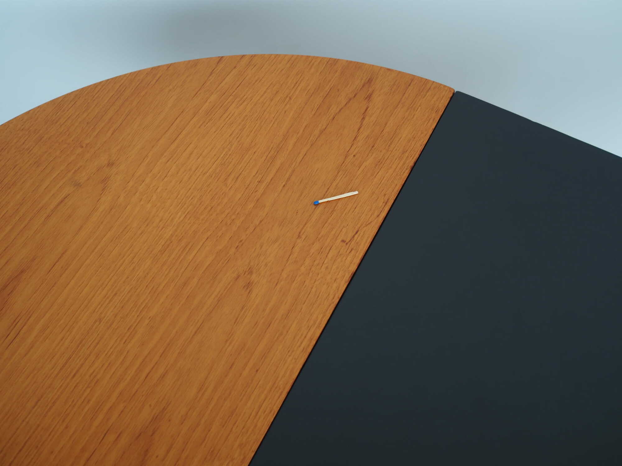 Vintage dining table Teak brown 1970s 8
