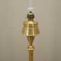 Vintage floor lamp glass metal gold 1920s 3