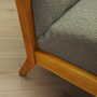 Vintage Sofa Beech wood Textile Grey 1960s 8