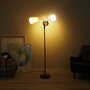 Floor lamp Metal Textile Multicolor 1970s 2