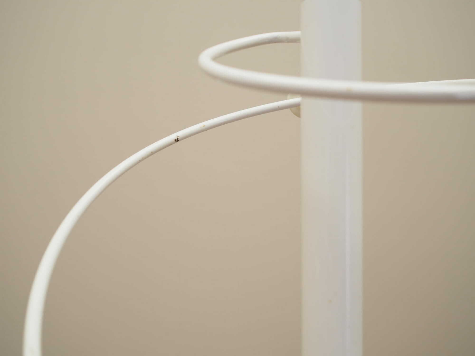 Vintage coat rack metal white 1970s 4
