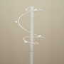 Vintage coat rack metal white 1970s 2