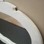 Vintage Mirror Pine White 1960s 5