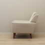 Armchair Textile Wood Cream 1970s 6
