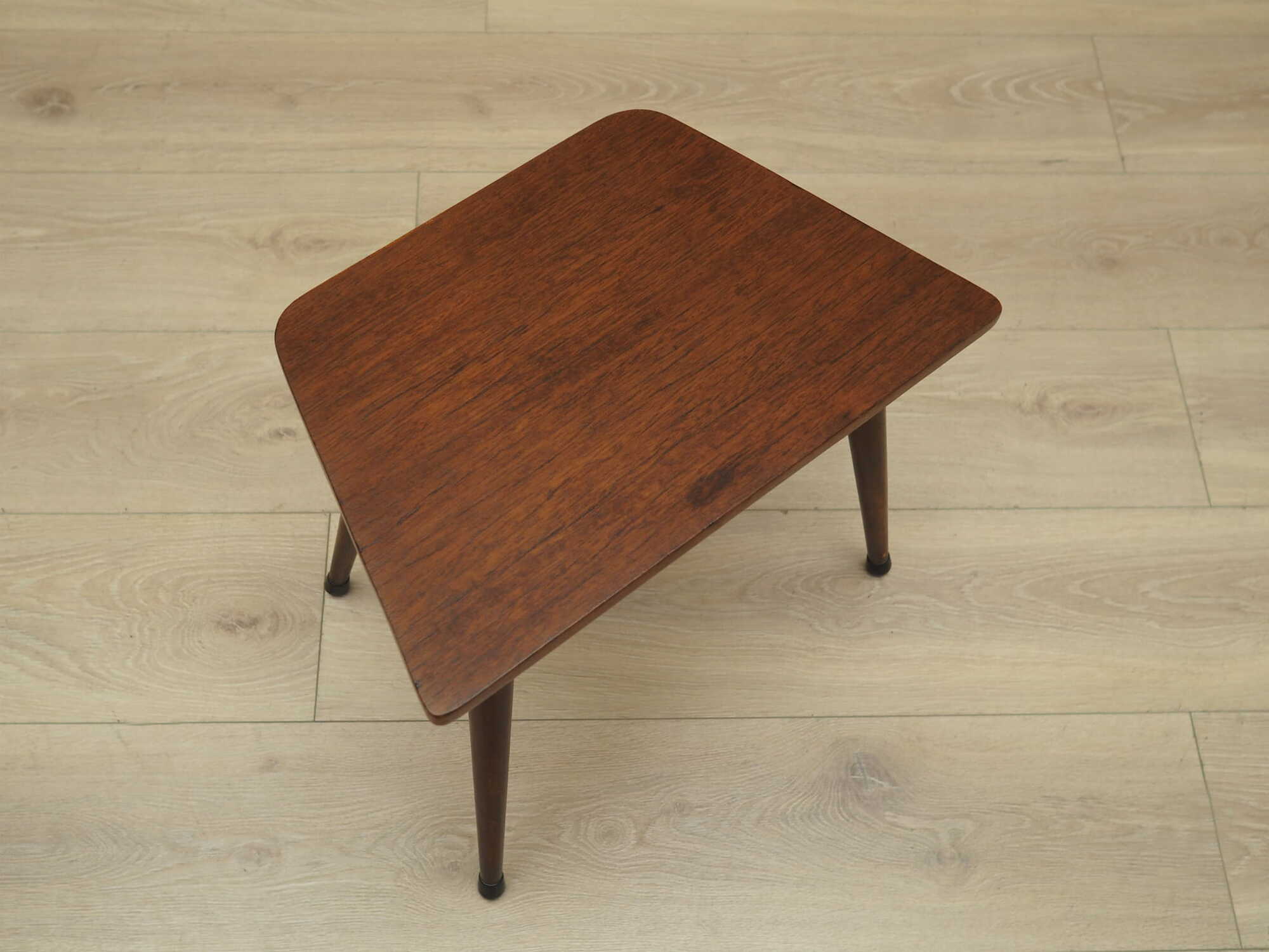 Vintage Stool Teak Brown 1970s 5