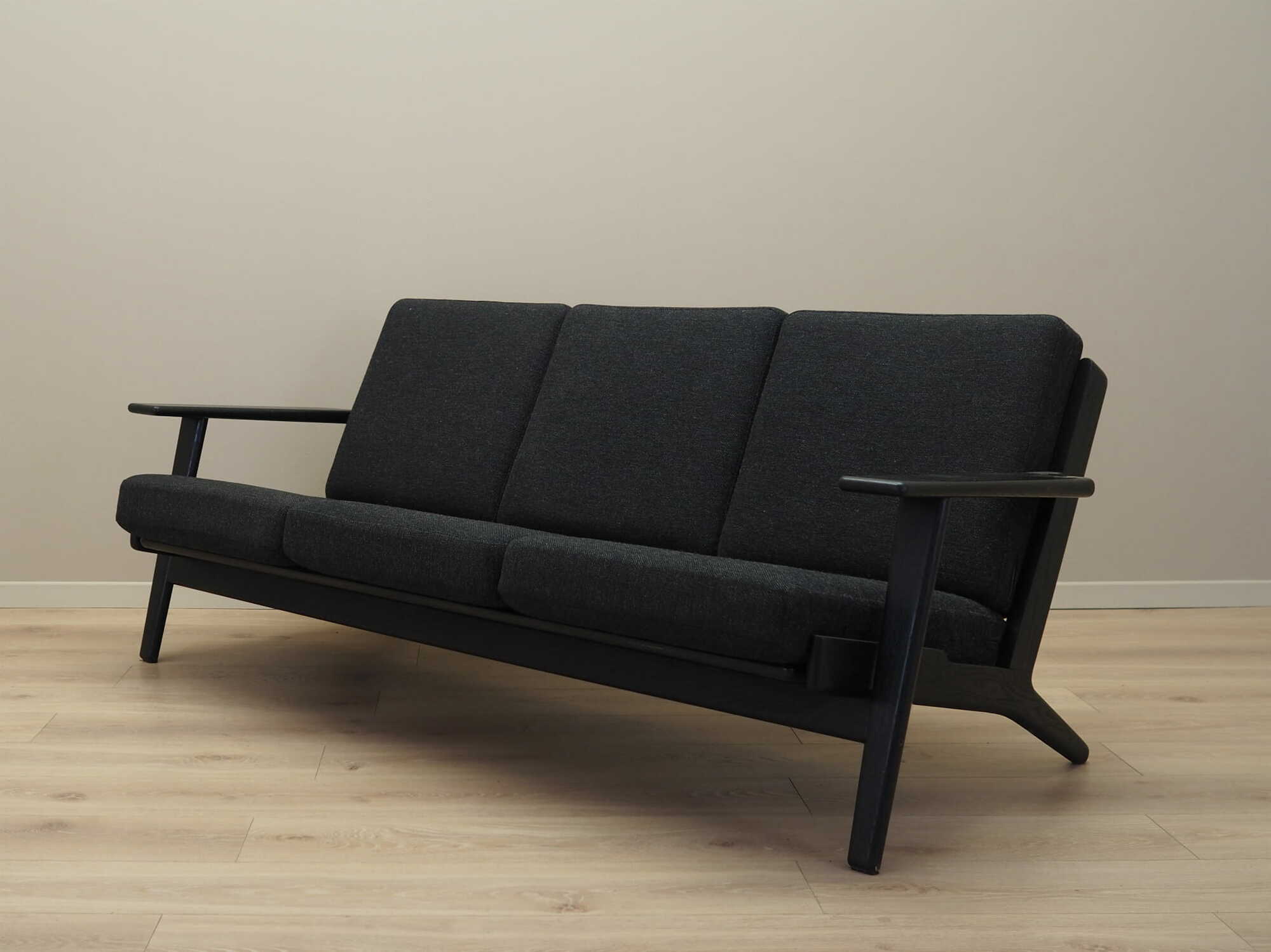 Sofa Textile Wood Black 1960s 2