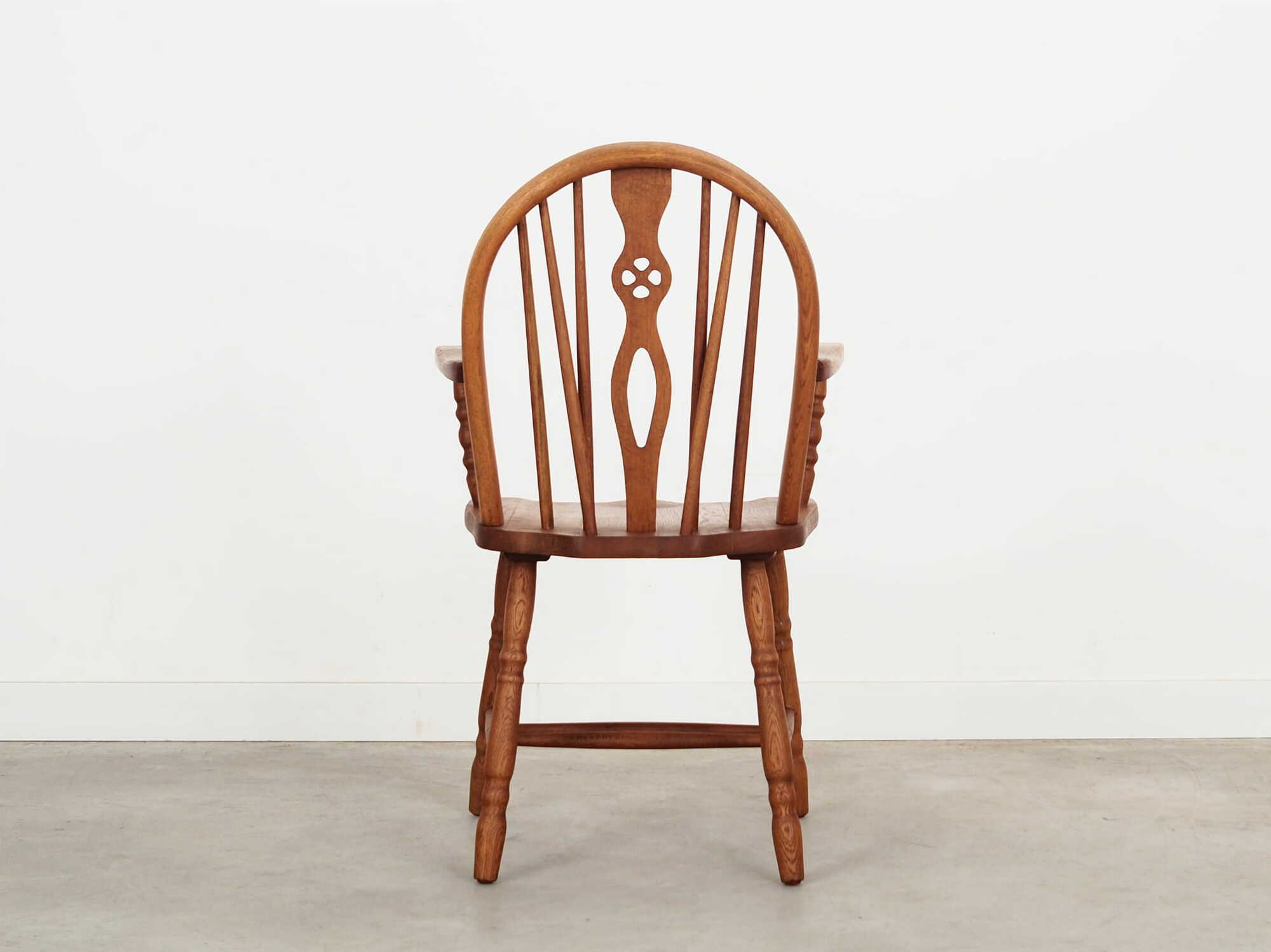 Vintage Armchair Oak Wood Brown 1960s 5