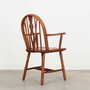 Vintage Armchair Oak Wood Brown 1960s 6