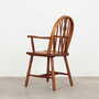 Vintage Armchair Oak Wood Brown 1960s 4