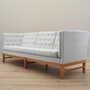 Vintage Sofa 3-seater Oak wood Textile Gray 1970s 2
