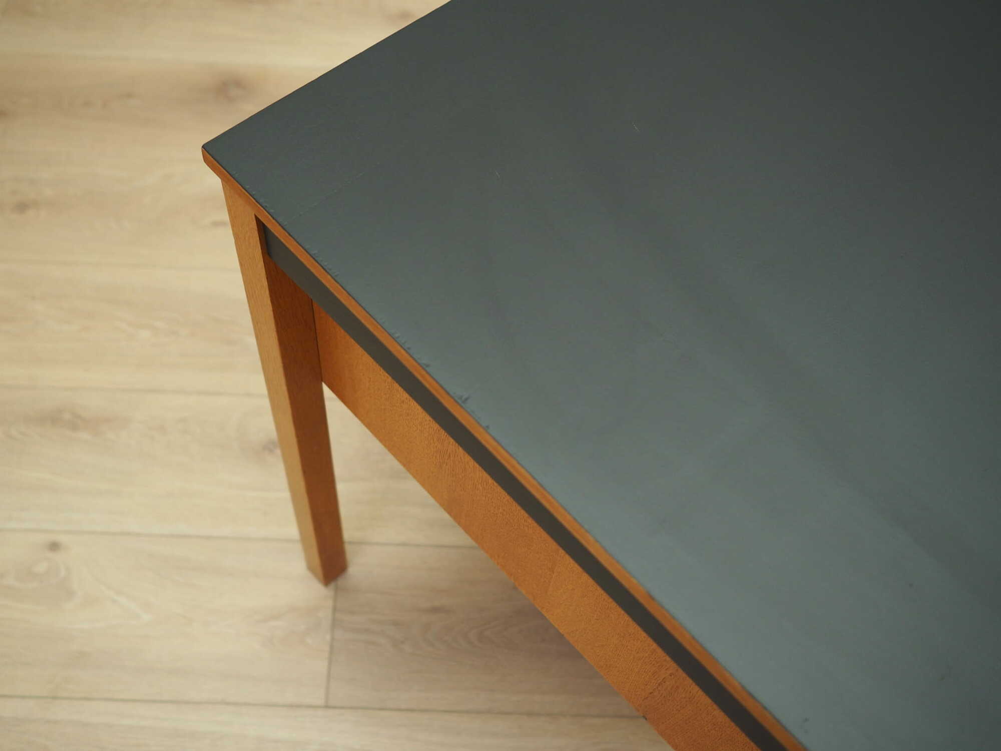 Vintage Desk Ash Wood Brown 1970s 7