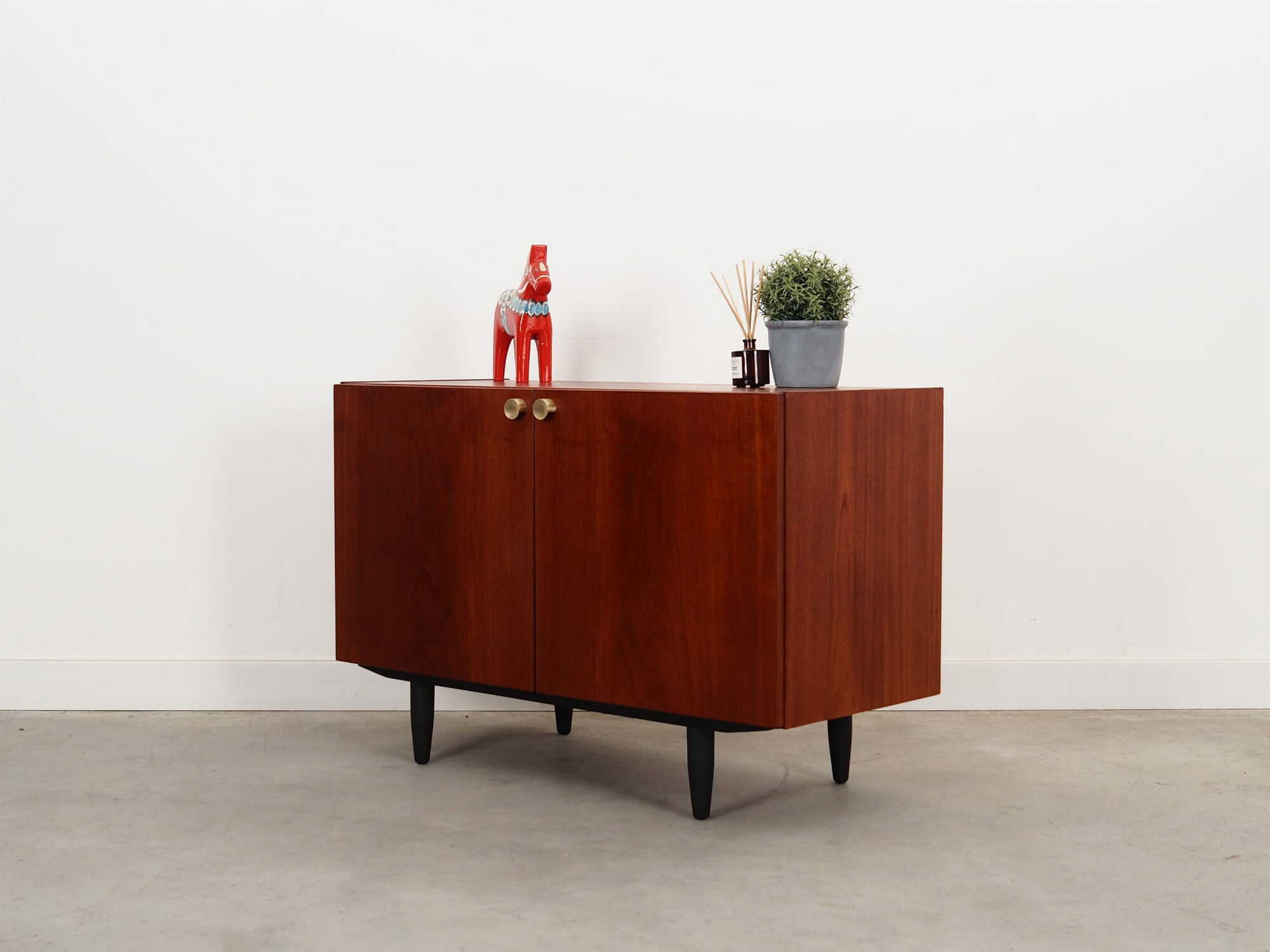 Vintage cabinet Teak brown 1970s 3