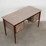 Vintage Desk Teak Wood Brown 1960s 5