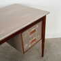 Vintage Desk Teak Wood Brown 1960s 8