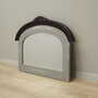 Vintage Mirror Oak Wood Brown 1960s 4