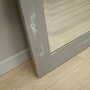 Vintage Mirror Oak Wood Brown 1960s 7