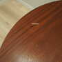 Vintage Table Mahogany Brown 1970s 8