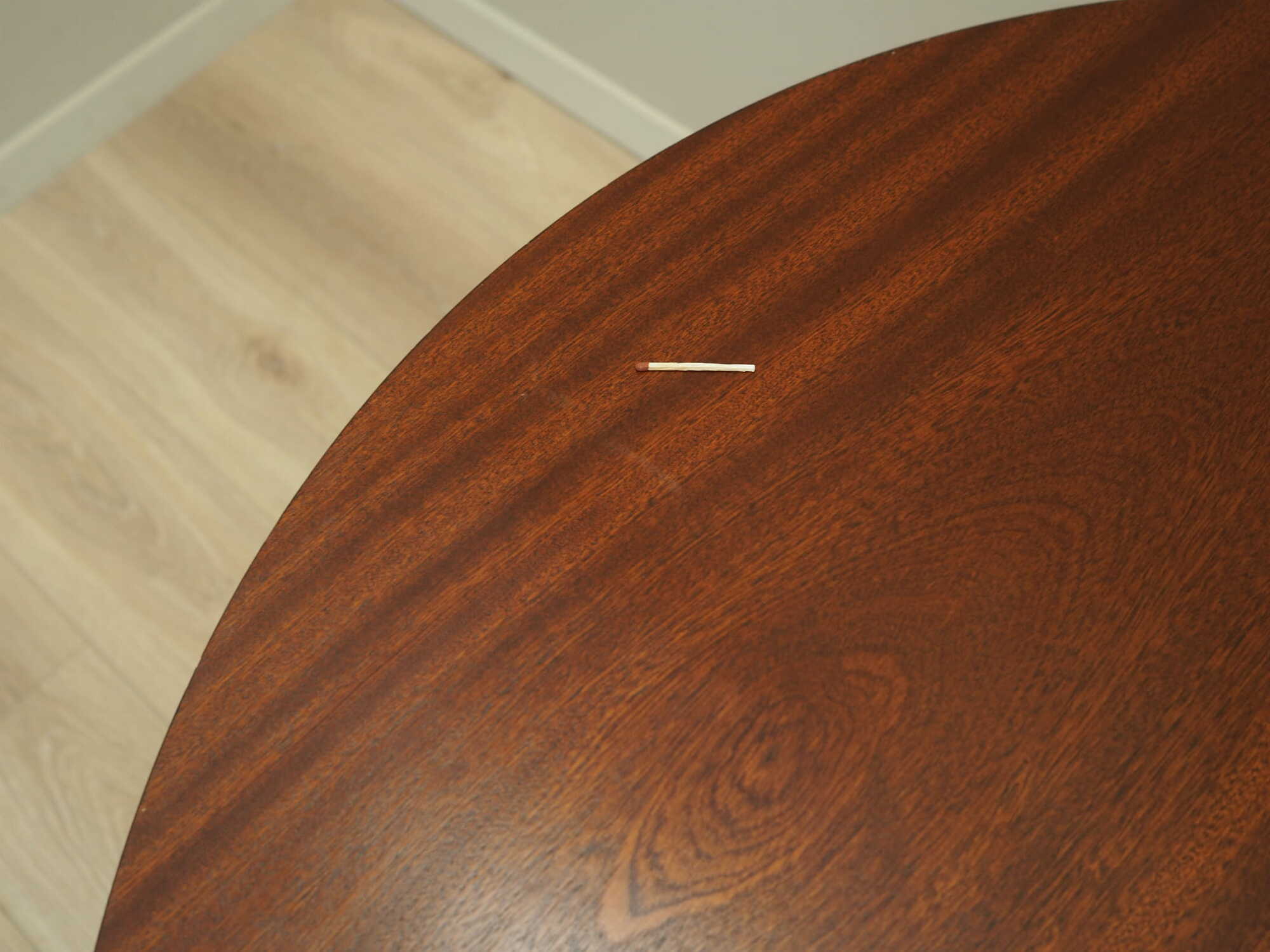 Vintage Table Mahogany Brown 1970s 8