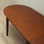 Vintage Table Mahogany Brown 1970s 7