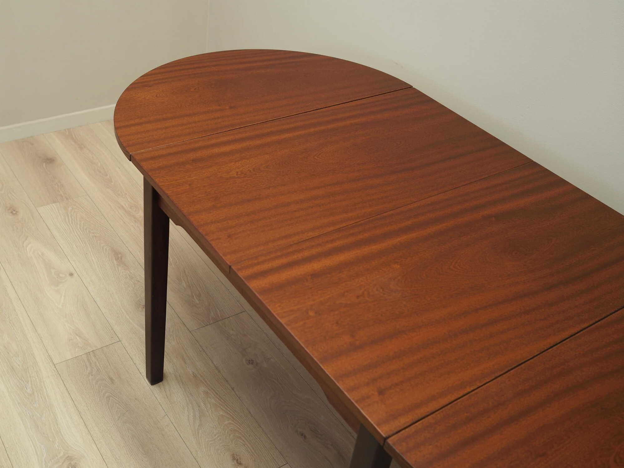 Vintage Table Mahogany Brown 1970s 7