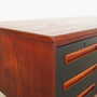 Vintage Desk Teak Wood Brown 1970s 8