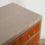 Vintage chest of drawers walnut brown 1960s 9