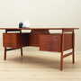 Vintage desk teak brown 1970s 2