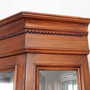 Vintage corner cabinet Oak wood Brown 1950s 9