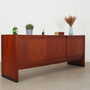 Vintage Sideboard Teak Brown 1960s 5