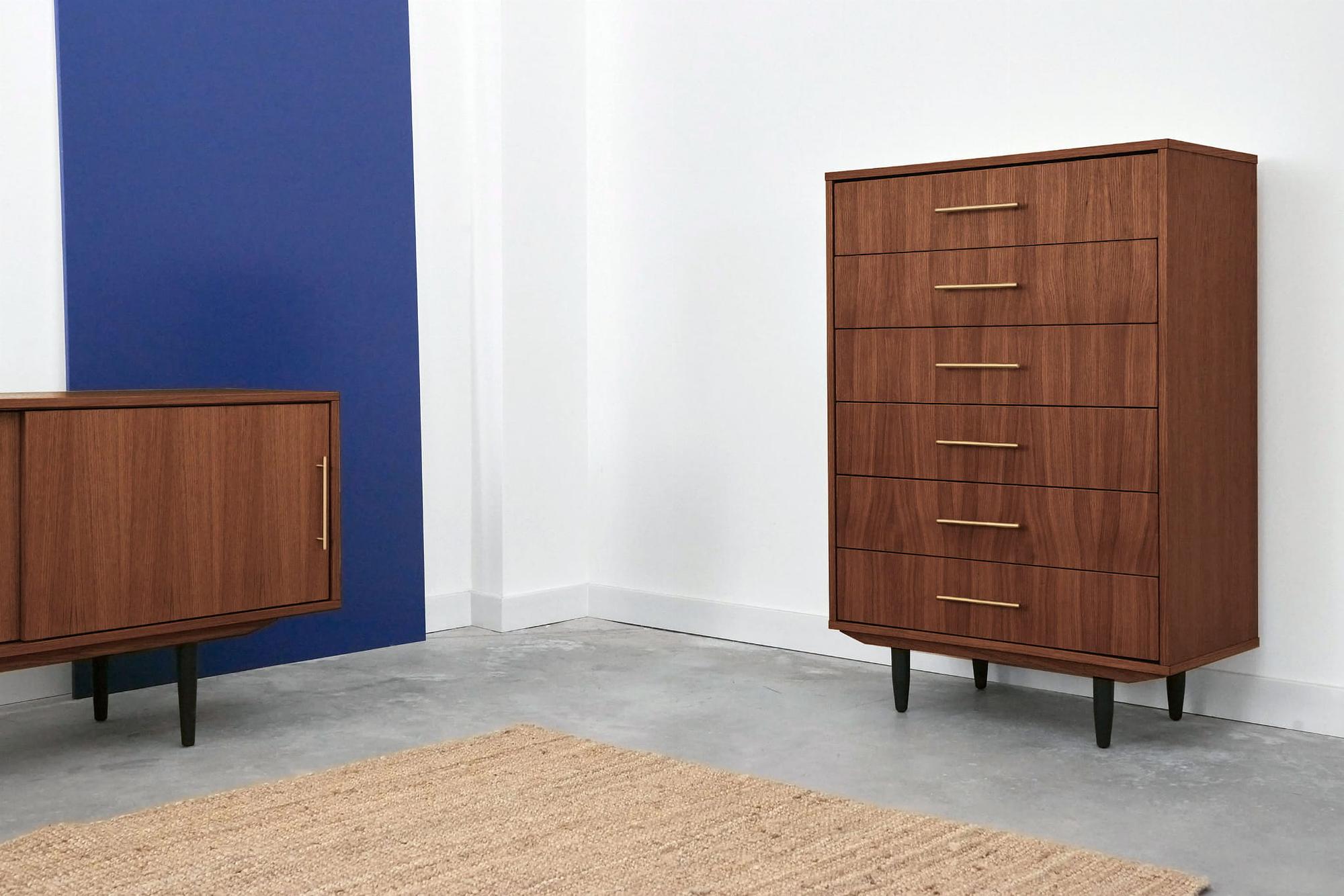 Schrank Holz Braun  3