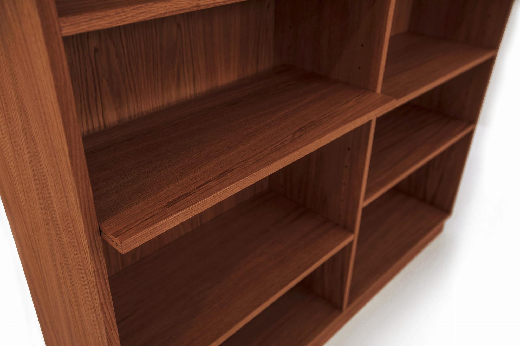 Bücherregal Holz Braun  5