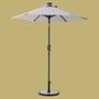 Sonnenschirm Aluminium Grau 0