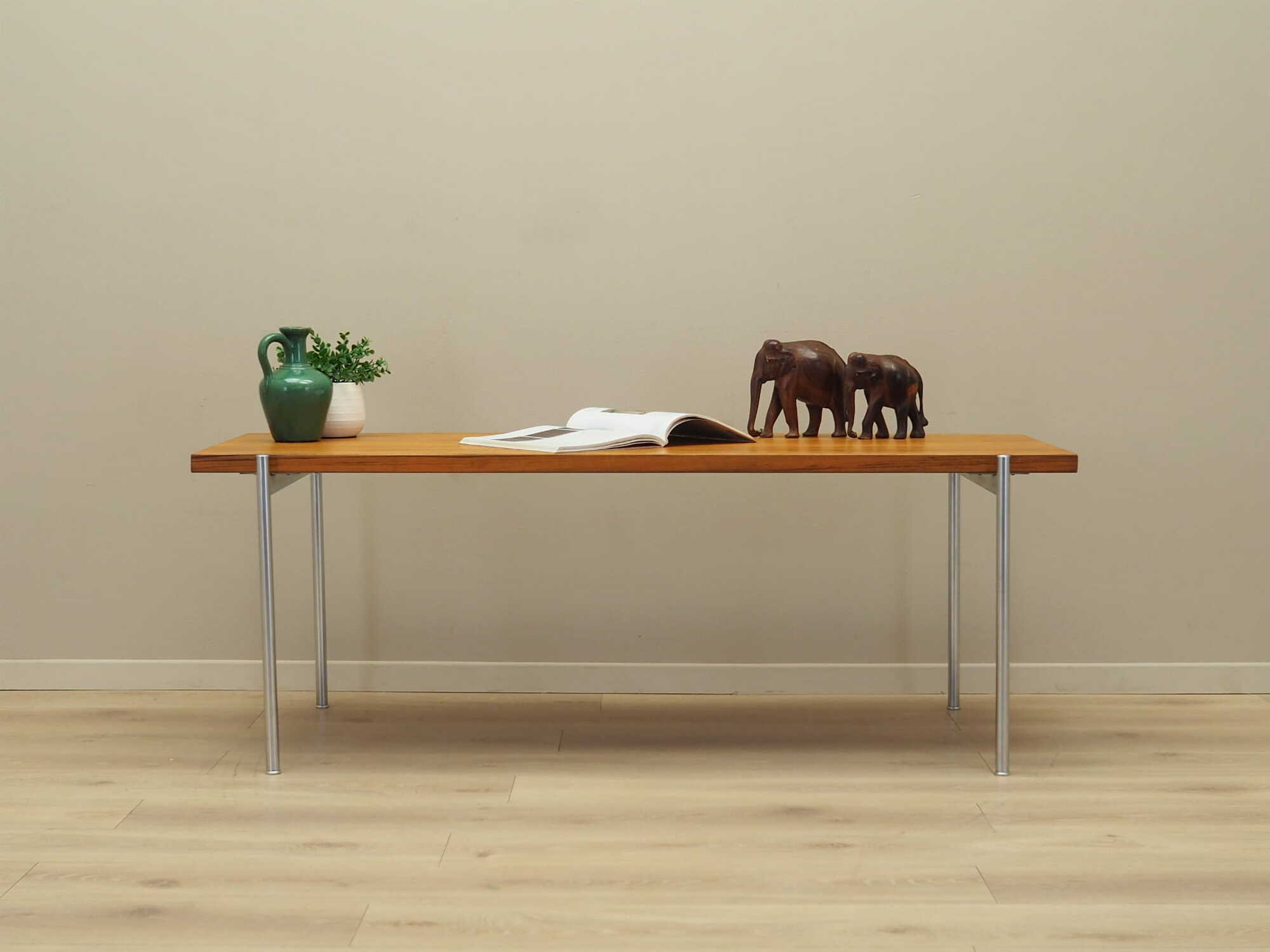 Bank Teakwood Brown 1970s 1