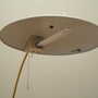 Table lamp metal white 1980s 8