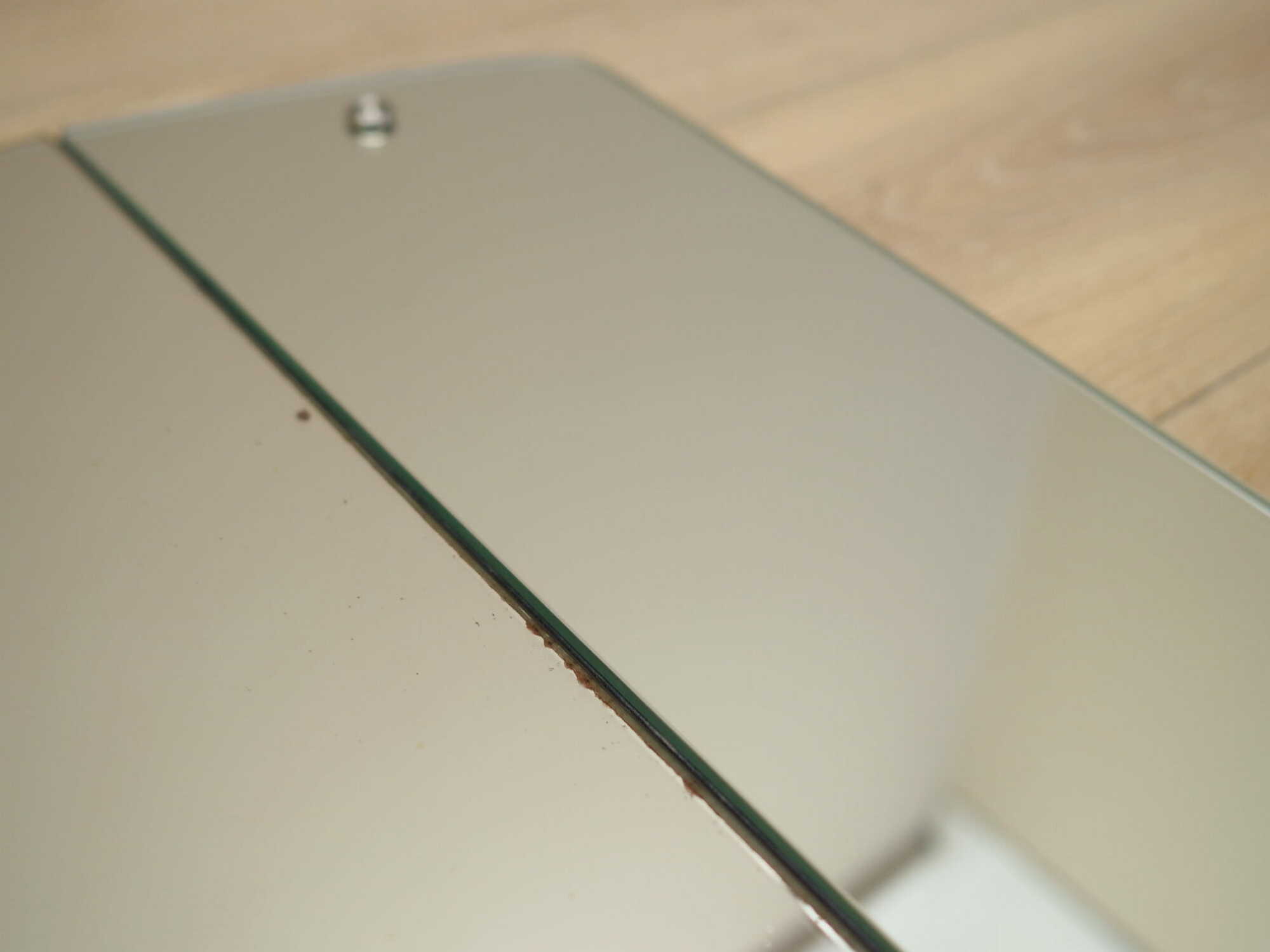 2x Mirror Wood Grey 1960s 9