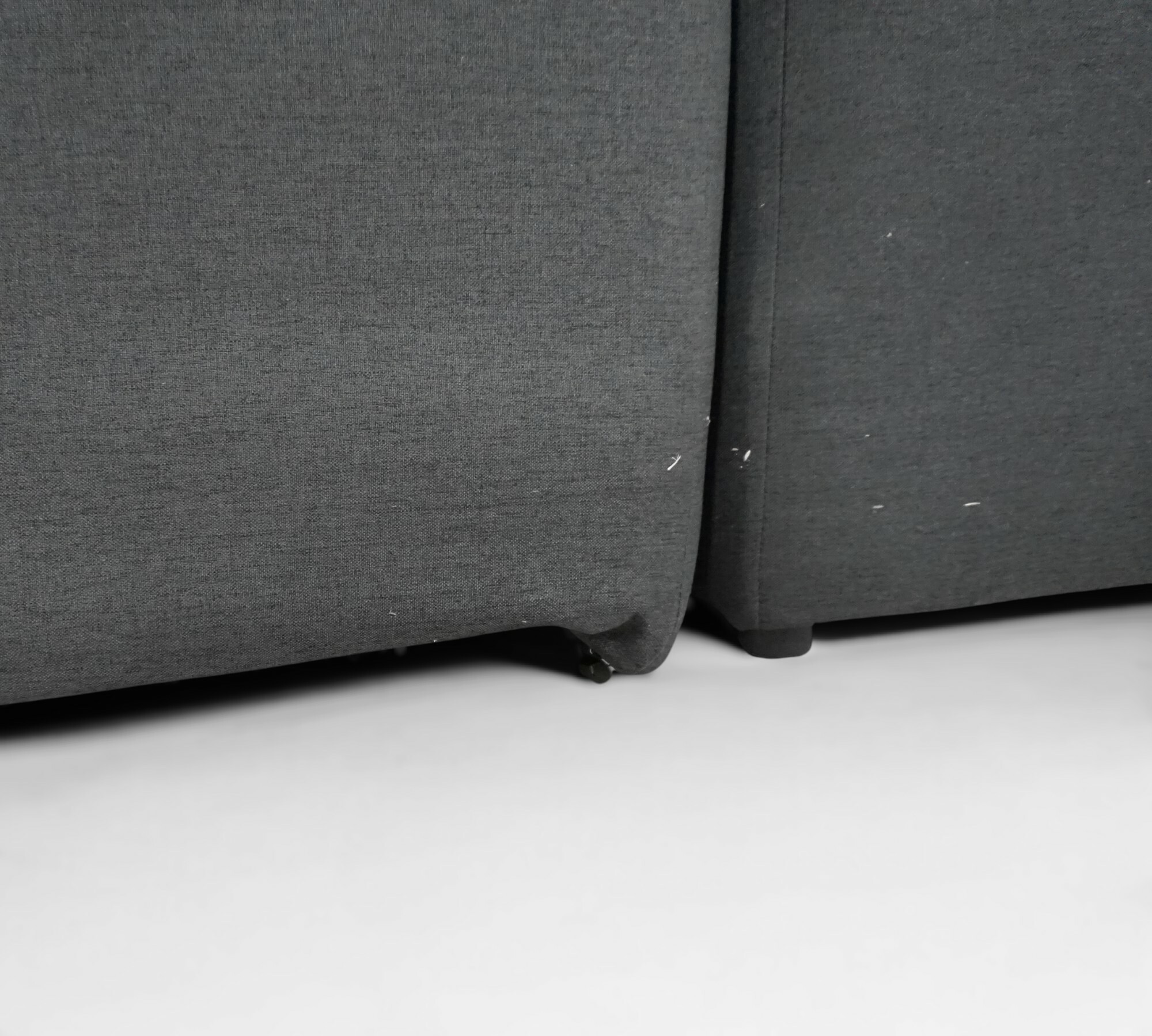 Pyllow Corner Sofa with 2 Chaise Lounges Fine Fabric Black 6