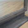 Vintage Mirror Beechwood Grey 1960s 7