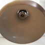 Lampada a sospensione metallo grigio anni '70 3