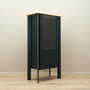 Vintage display cabinet oak wood green 1980s 3