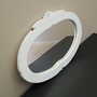 Vintage Mirror Pine White 1960s 2