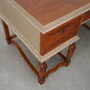 Vintage desk wood brown 1950s 8