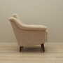 Vintage armchair textile wood beige 1970s 6