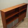 Vintage bookshelf teak brown 1970s 7