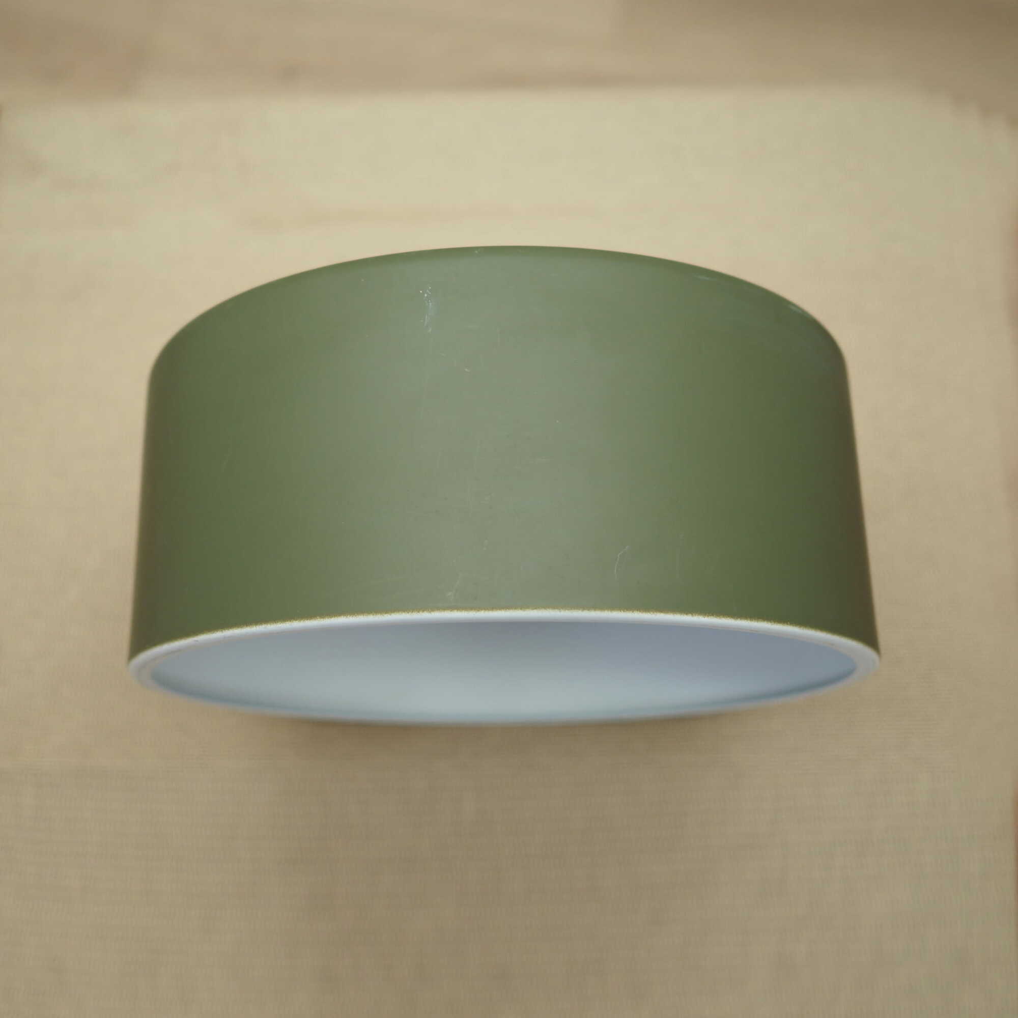 Vintage Pendant Light Metal Green 1990s 1
