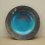 Plate Ceramic Multicolored 1960s 2